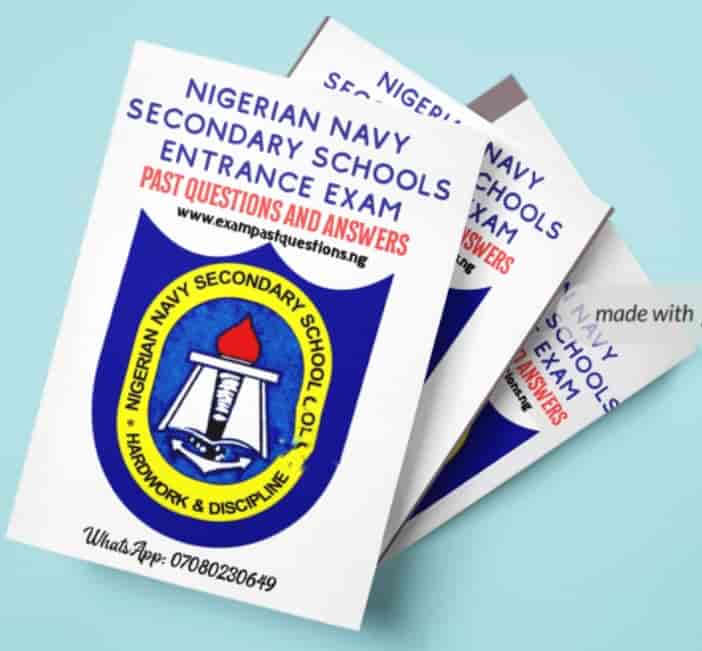 Navy Secondary Schools exam past questions PDF
